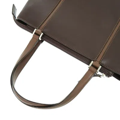 Pre-owned Burberry Brown Leather Tote Bag ()