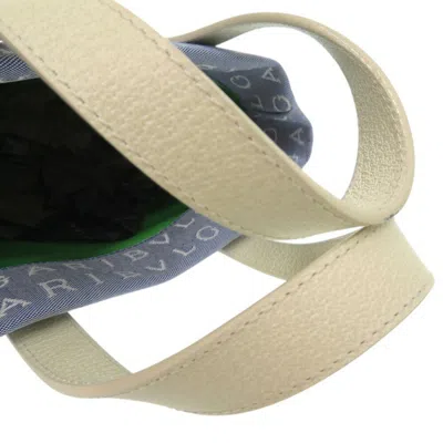 Pre-owned Bvlgari Blue Ivory Canvas Tote Bag ()