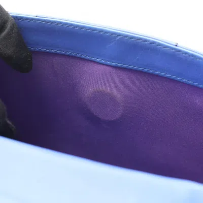 Pre-owned Bvlgari Blue Leather Shoulder Bag ()