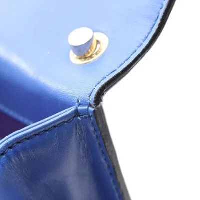 Pre-owned Bvlgari Blue Leather Shoulder Bag ()