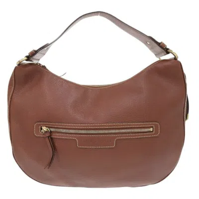 Pre-owned Bvlgari Brown Leather Shoulder Bag ()
