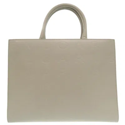 Pre-owned Bvlgari Grayish Leather Tote Bag ()