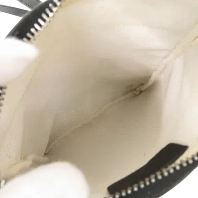 Pre-owned Bvlgari Navy Canvas Leather Pochette Shoulder Bag () In Blue