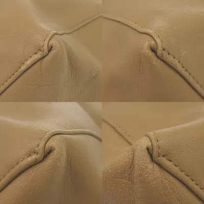 Pre-owned Celine Beige Leather Tote Bag () In Sand