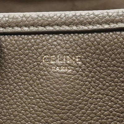 Pre-owned Celine Beige Leather Tote Bag () In Sand