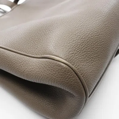 Pre-owned Celine Beige Leather Tote Bag () In Sand