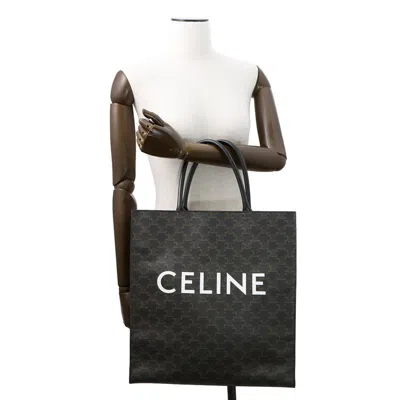 Pre-owned Celine Black Pvc Leather Tote Bag ()