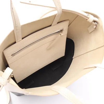 Pre-owned Celine Black White Leather Tote Bag () In Multi