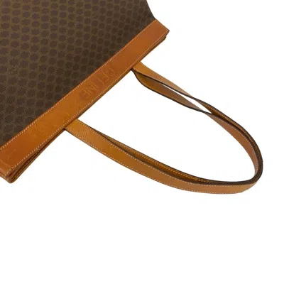 Pre-owned Celine Brown Leather Pvc Handbag Tote Bag ()