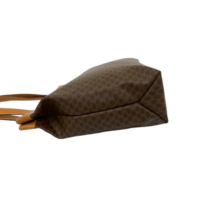 Pre-owned Celine Brown Leather Pvc Handbag Tote Bag ()