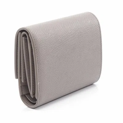 Pre-owned Celine Brown Leather Wallet (tri-fold) ()