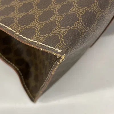 Pre-owned Celine Brown Pvc Tote Bag ()