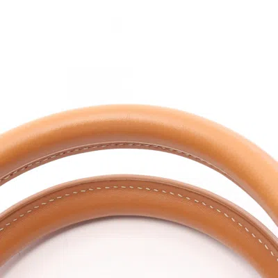 Pre-owned Celine Brown White Canvas Leather Tote Bag () In Multi