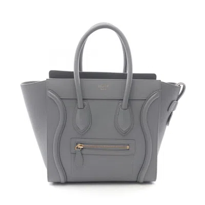 Pre-owned Celine Gray Leather Tote Bag ()