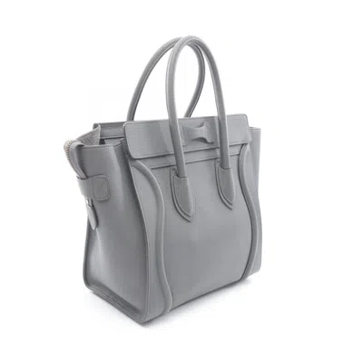 Pre-owned Celine Gray Leather Tote Bag ()