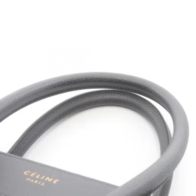 Pre-owned Celine Gray Leather Tote Bag ()