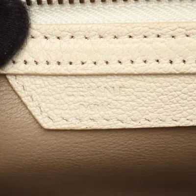 Pre-owned Celine White Leather Tote Bag ()