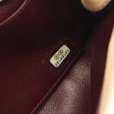 Pre-owned Chanel Beige Leather Shoulder Bag () In Sand