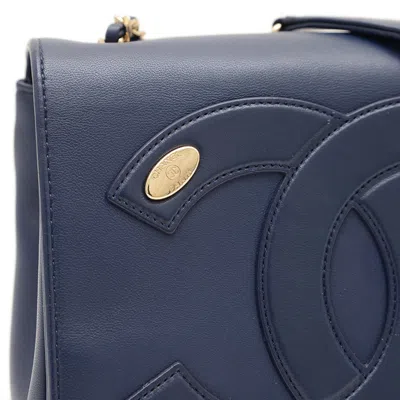 Pre-owned Chanel Blue Leather Shoulder Bag ()