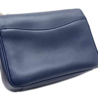 Pre-owned Chanel Blue Leather Shoulder Bag ()