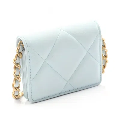 Pre-owned Chanel Blue Leather Shoulder Bag ()