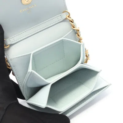 Pre-owned Chanel Blue Leather Shoulder Bag ()