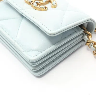 Pre-owned Chanel Blue Leather Shoulder Bag ()