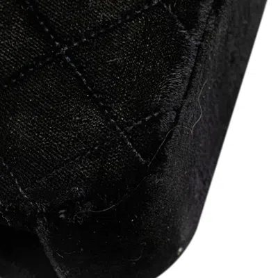 Pre-owned Chanel Matelasse Navy Suede Tote Bag () In Blue