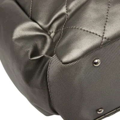 Pre-owned Chanel Paris Biarritz Gray Ivory Pvc Canvas Tote Bag ()