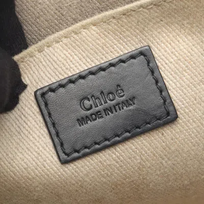 Pre-owned Chloé Black Leather Tote Bag ()