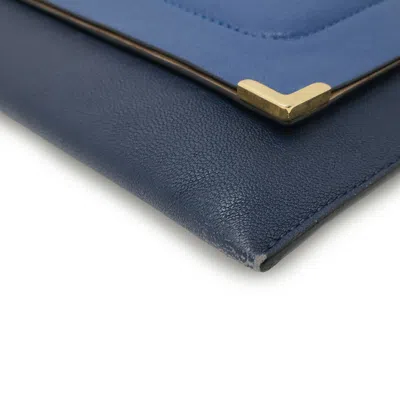 Pre-owned Chloé Blue Navy Leather Shoulder Bag Sling Bag ()