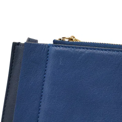 Pre-owned Chloé Blue Navy Leather Shoulder Bag Sling Bag ()