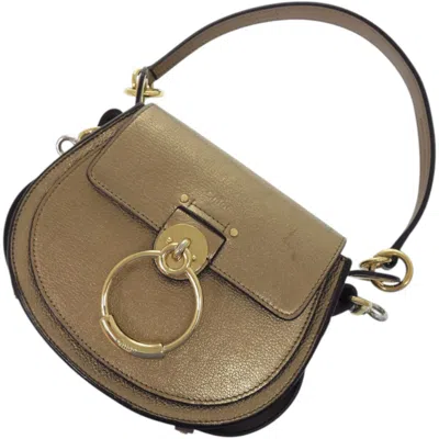 Pre-owned Chloé Gold Leather Shoulder Bag ()