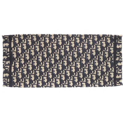 Pre-owned Dior Christian  Beige Navy Canvas Tote Bag () In Multi