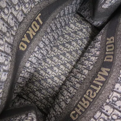 Pre-owned Dior Christian  Beige Navy Canvas Tote Bag () In Multi