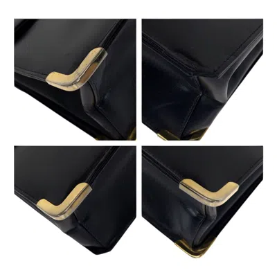 Pre-owned Dior Christian  Black Leather Pochette Shoulder Bag ()