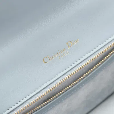 Pre-owned Dior Christian  Blue Leather Shoulder Bag ()