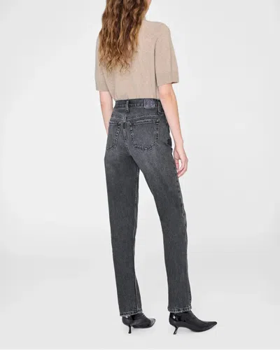 Anine Bing Jackson Turtleneck Sweater In Brown