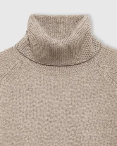 Anine Bing Jackson Turtleneck Sweater In Brown