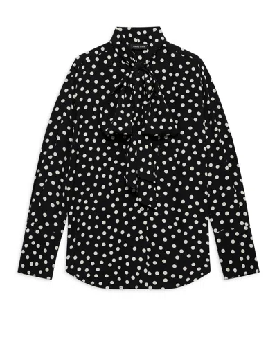 Anine Bing Long-sleeved Shirt In Black