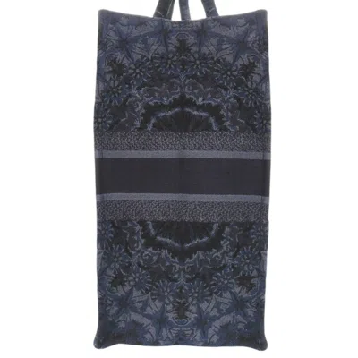 Pre-owned Dior Christian  Navy Canvas Tote Bag () In Blue