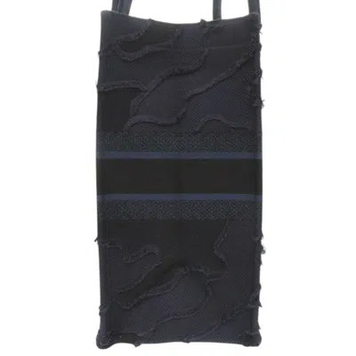 Pre-owned Dior Christian  Navy Canvas Tote Bag () In Blue