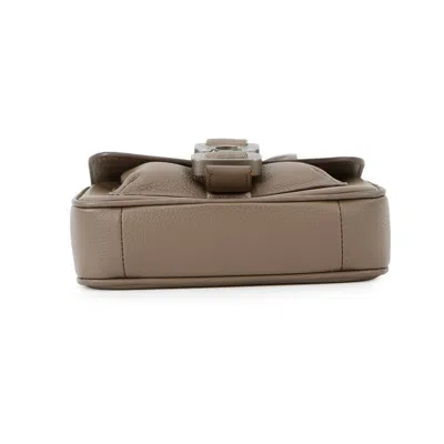 Pre-owned Dior Christian  Olive Leather Shoulder Bag () In Green