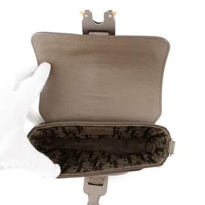 Pre-owned Dior Christian  Olive Leather Shoulder Bag () In Green