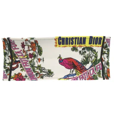 Pre-owned Dior Christian  White Canvas Tote Bag ()