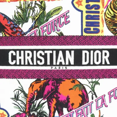 Pre-owned Dior Christian  White Canvas Tote Bag ()