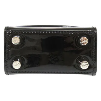 Pre-owned Christian Louboutin Black Patent Leather Handbag Shoulder Bag ()