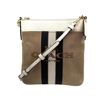 Pre-owned Coach Beige Multi-color Canvas Shoulder Bag ()