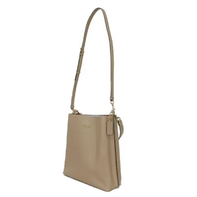 Pre-owned Coach Beige Shoulder Bag () In Sand