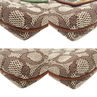 Pre-owned Coach Brown Canvas Leather Shoulder Bag ()